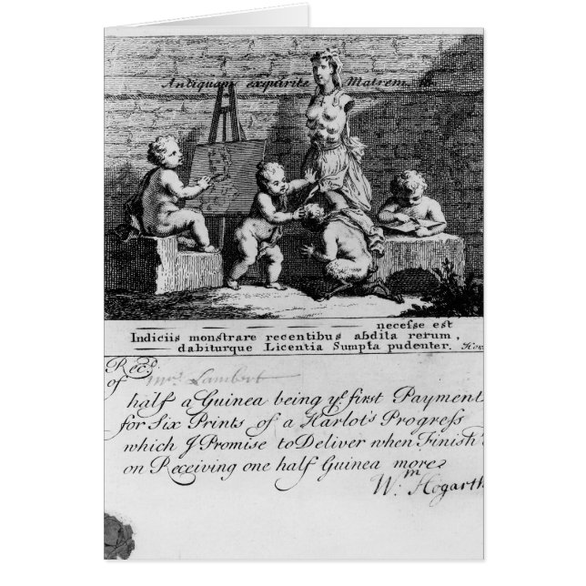 A Subscription Ticket for 'A Harlot's (Front)