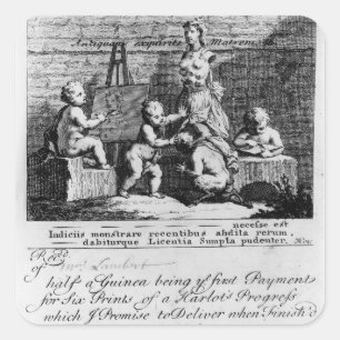 A Subscription Ticket for 'A Harlot's Square Sticker