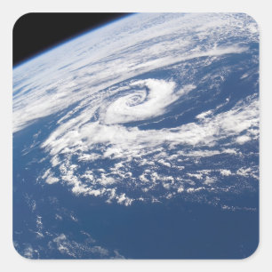 A subtropical cyclone square sticker