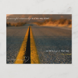 A Successful Relationship Postcard