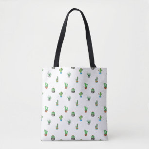 A Succulent Pattern Tote Bag