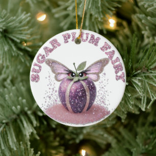 A Sugar Plum Fairy Ceramic Tree Decoration