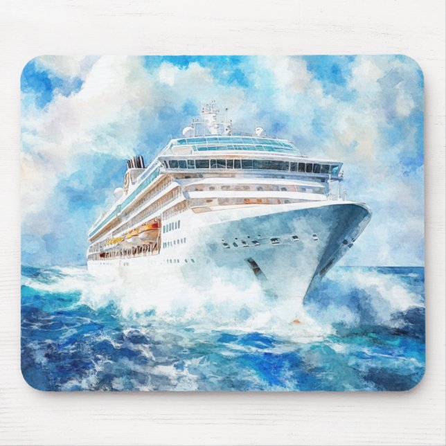 A Summer Cruise Mouse Mat (Front)