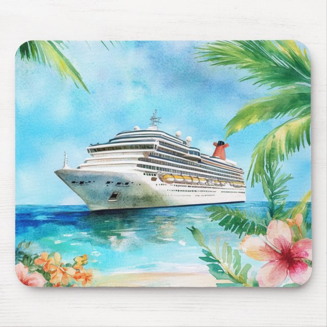 A Summer Cruise Mouse Mat (Front)