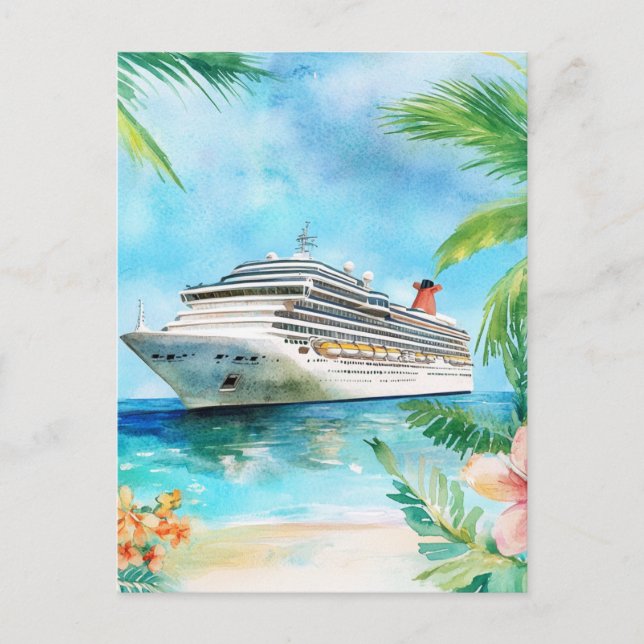 A Summer Cruise Postcard (Front)