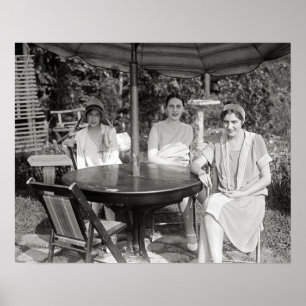A Summer Day, 1928. Vintage Photo Poster