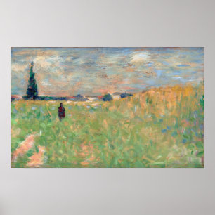 A Summer Landscape - Georges Seurat Fine Art Poster