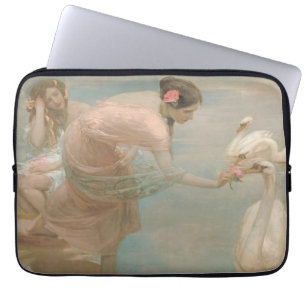 A Summer Morning by Rupert Bunny (1897) Laptop Sleeve