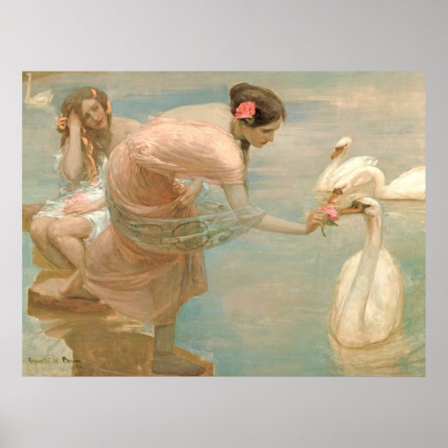 A summer morning by Rupert Bunny Poster (Front)