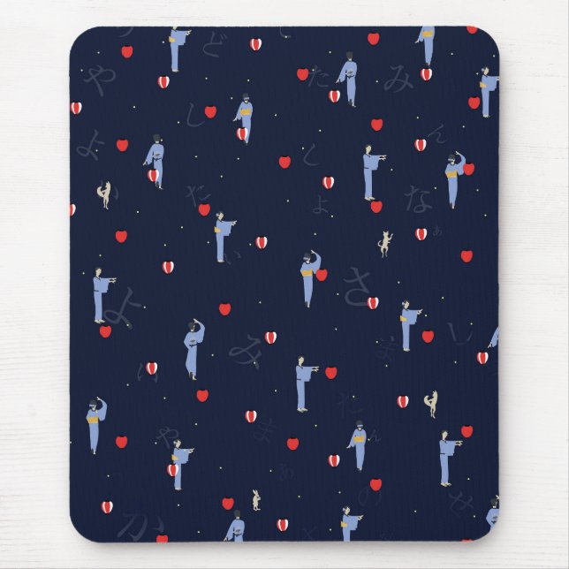 A summer night in Japan Mouse Mat (Front)