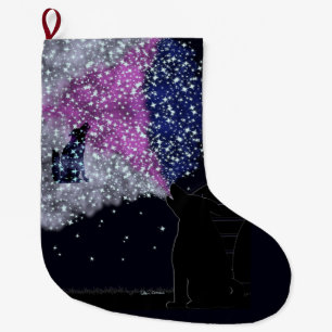A Summer Night with Sirius Large Christmas Stocking