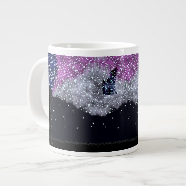 A Summer Night with Sirius Large Coffee Mug (Front Left)