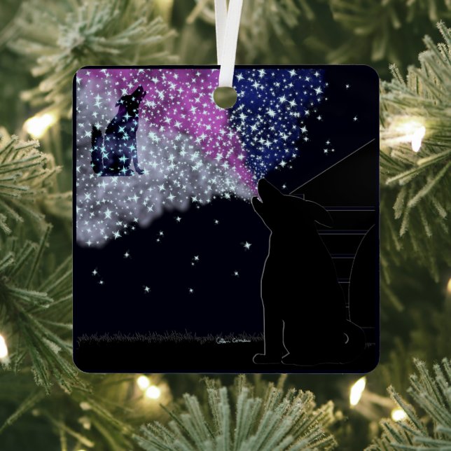 A Summer Night with Sirius Metal Tree Decoration (Insitu)