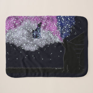 A Summer Night with Sirius Sherpa Blanket