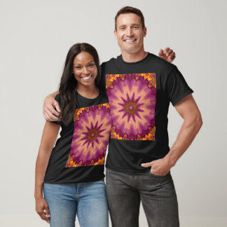 A Summer Pansy 4 Bohemian Abstract Floral Graphic  T-Shirt