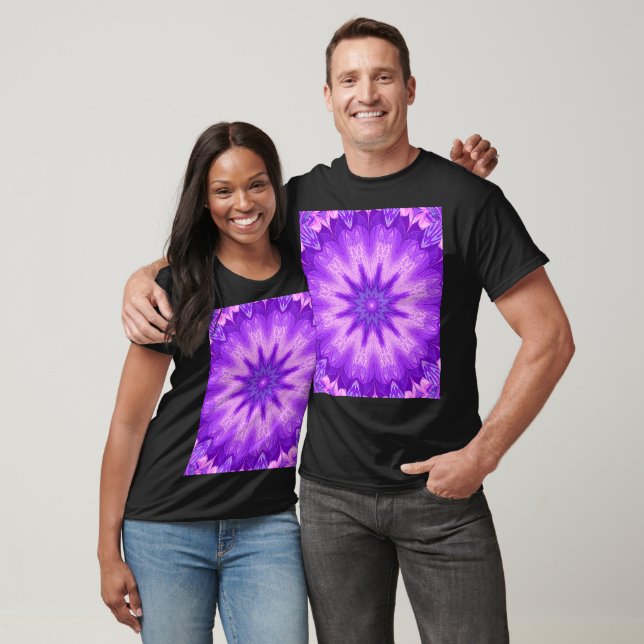 A Summer Pansy 5 Bohemian Abstract Floral Graphic T-Shirt (Unisex)