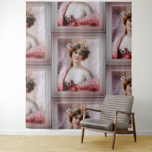 A Summertime Beauty by Emile Vernon Tapestry