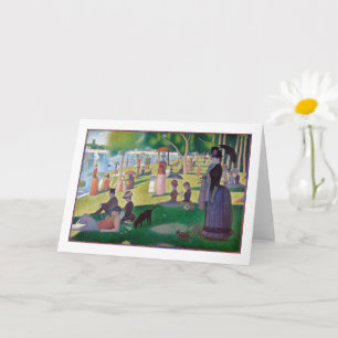 A Sunday Afternoon at La Grande Jatte, Seurat Card