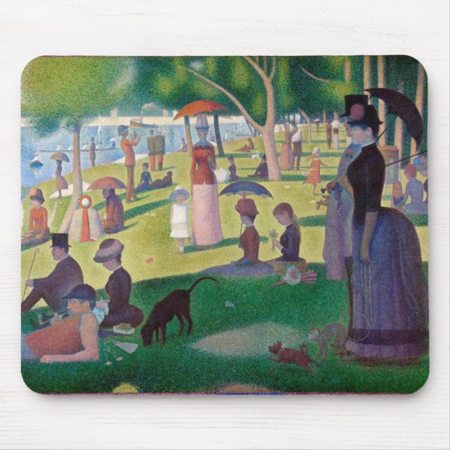 A Sunday Afternoon at La Grande Jatte, Seurat Mouse Mat (Front)