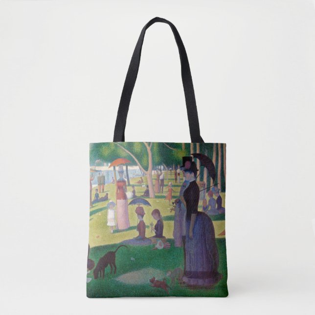 A Sunday Afternoon at La Grande Jatte, Seurat Tote Bag (Front)