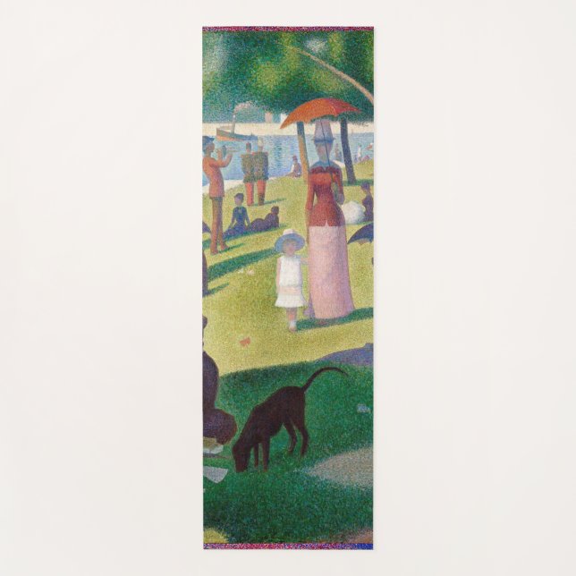 A Sunday Afternoon at La Grande Jatte, Seurat Yoga Mat (Front)