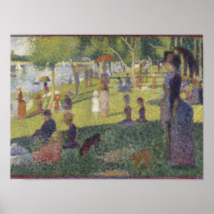 A Sunday Afternoon Island La Grande Jatte Seurat Poster