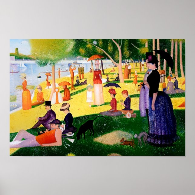 A Sunday Afternoon On Island of La Grande Jatte Poster (Front)