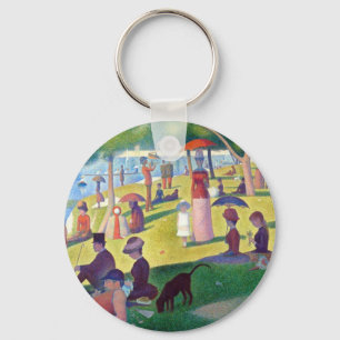 A Sunday Afternoon on La Grande Jatte by Seurat Key Ring