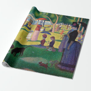 A Sunday Afternoon on La Grande Jatte by Seurat Wrapping Paper