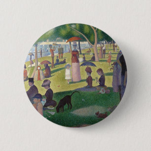 A Sunday Afternoon on the Island of La Grande Jatt 6 Cm Round Badge