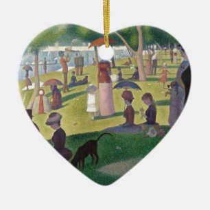 A Sunday Afternoon on the Island of La Grande Jatt Ceramic Tree Decoration