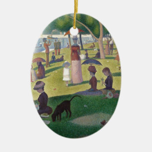 A Sunday Afternoon on the Island of La Grande Jatt Ceramic Tree Decoration