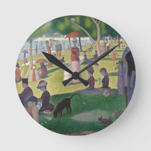 A Sunday Afternoon on the Island of La Grande Jatt Round Clock