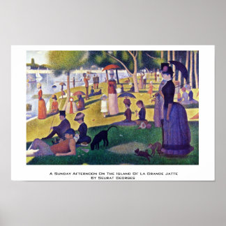 A Sunday Afternoon On The Island Poster