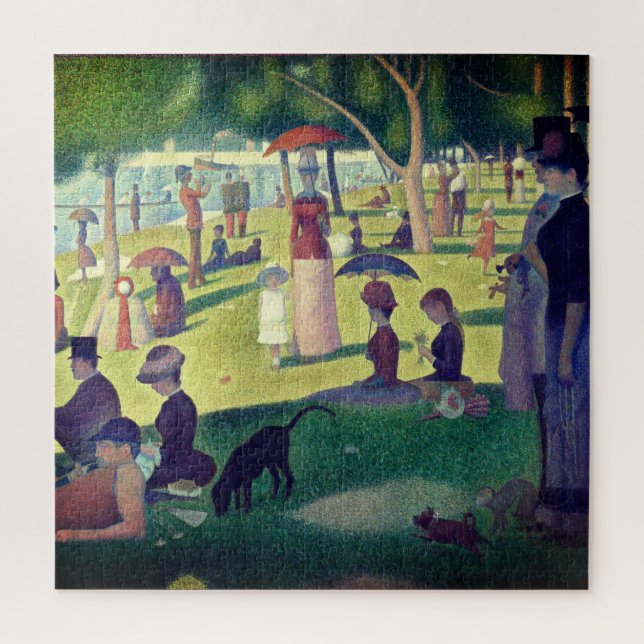 A sunday afternoon on the island seurat la grand jigsaw puzzle (Vertical)