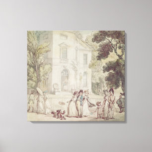 A Sunday Afternoon Promenade Canvas Print