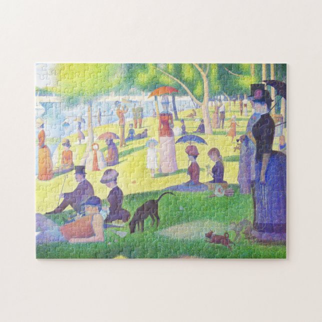 A Sunday by Georges Seurat  Jigsaw Puzzle (Horizontal)
