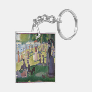 A Sunday on La Grande Jatte by Georges Seurat Key Ring