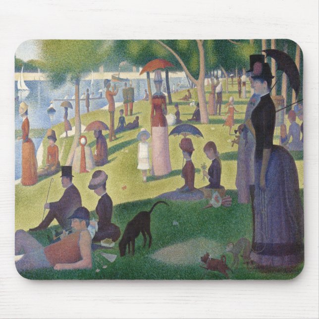 A Sunday on La Grande Jatte by Georges Seurat  Mouse Mat (Front)