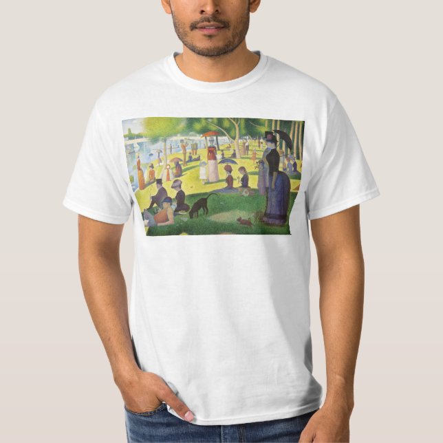A Sunday on La Grande Jatte by Georges Seurat T-Shirt (Front)