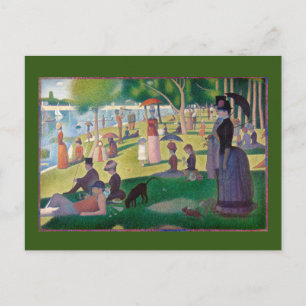 A Sunday on La Grande Jatte by Seurat, Fine Art Postcard