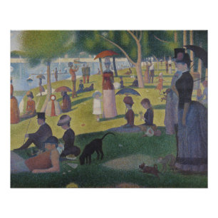 A Sunday on La Grande Jatte, Georges Seurat 1884 Poster