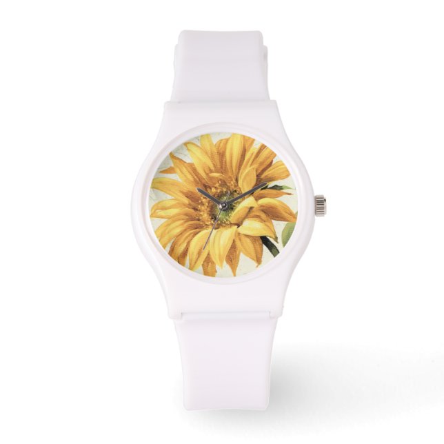 A Sunflower in Full Bloom Watch (Front)
