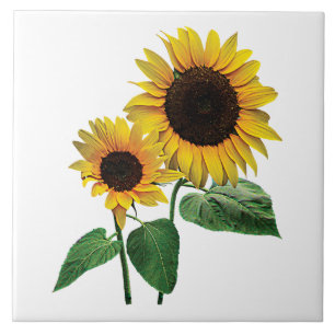 A Sunflower Mummy's Love Tile