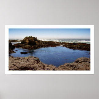 A Sunny Day at the Coast Poster