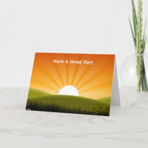A Sunny Day Holiday Card
