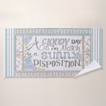 A Sunny Disposition Bath Towel