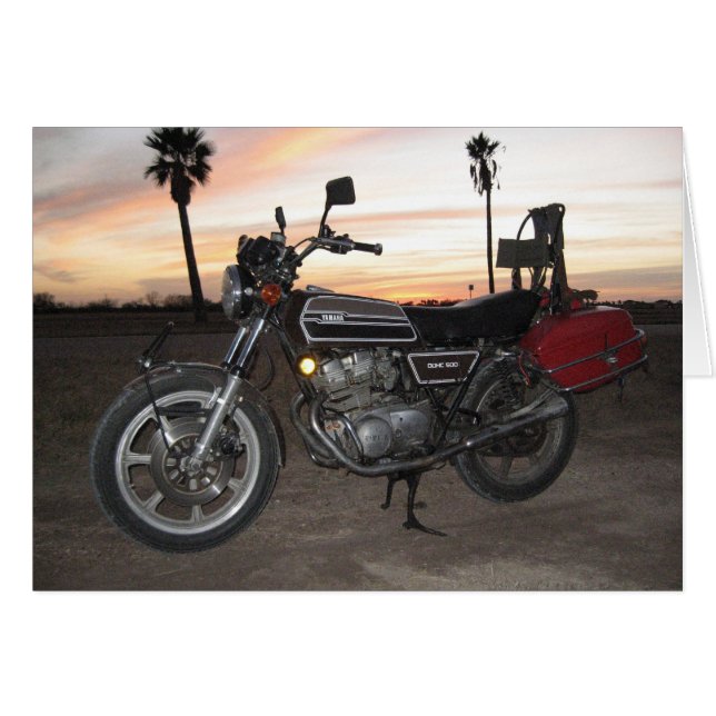 A Sunset, A Motorcycle (Front Horizontal)