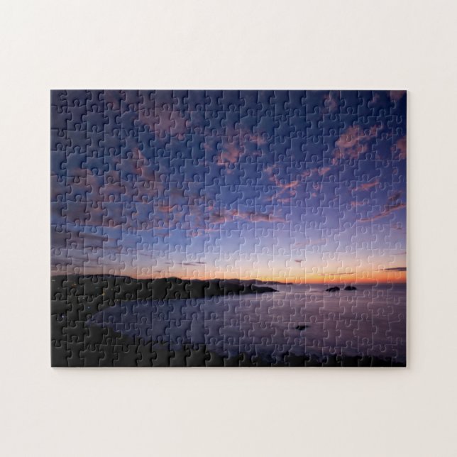 A Sunset Over The Ocean In Costa Rica Jigsaw Puzzle (Horizontal)