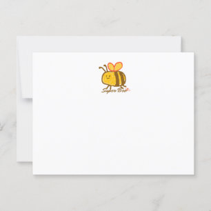A SUPER BEE Postcard 